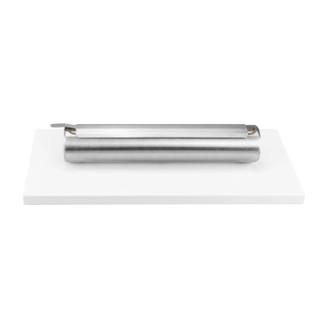Stainless Vrijstaande Bio-ethanolhaard – Wit Hoogglans