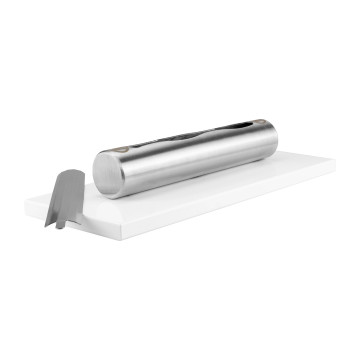 Stainless Freestanding Biofireplace – White Gloss Finish