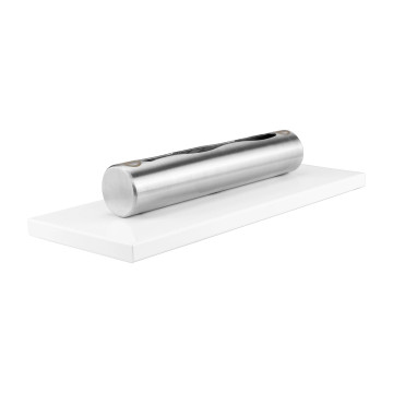 Stainless Freestanding Biofireplace – White Gloss Finish
