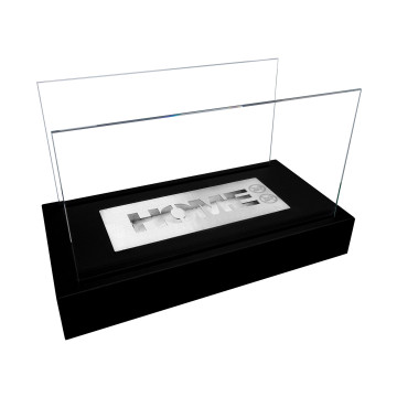 Home Freestanding Biofireplace – Black Matte Finish