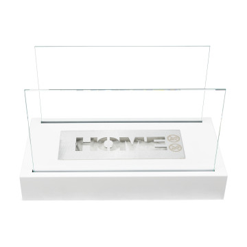 Home Freestanding Biofireplace – White Matte Finish