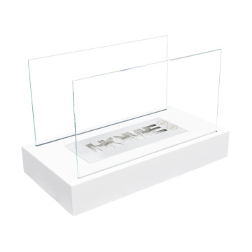Home Freestanding Biofireplace – White Matte Finish