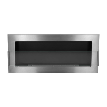 Hangende Biohaard met Glas 900x400 Inox