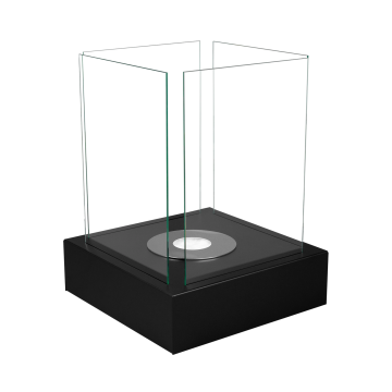 Freestanding Biofireplace Sunset Garden – Black Matte