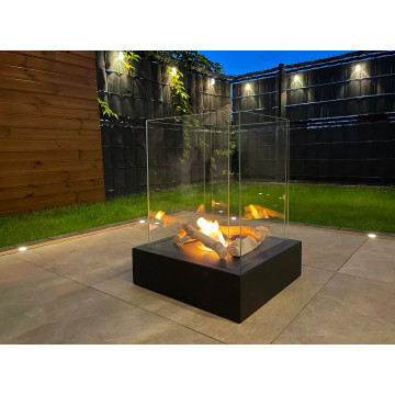 Bio-kominek wolnostojący Sunset Garden – czarny mat