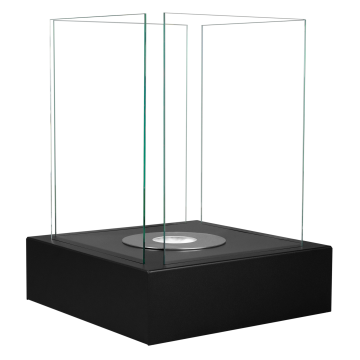 Freestanding Biofireplace Sunset Garden – Black Matte