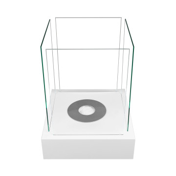 Freestanding Biofireplace Sunset Garden – White Matte