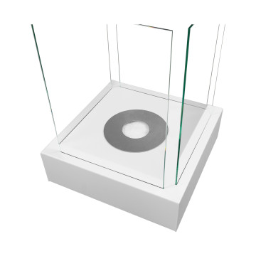 Freestanding Biofireplace Sunset Garden – White Matte