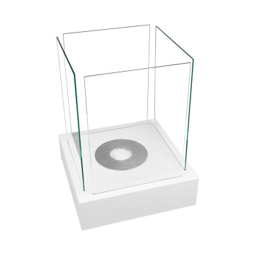 Freestanding Biofireplace Sunset Garden – White Matte