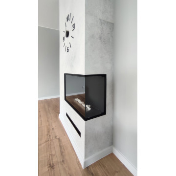 Built-in Corner Biofireplace BIO-EKO Right