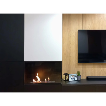 Built-in Corner Biofireplace BIO-EKO Right