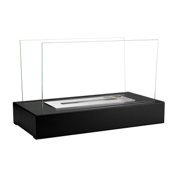Freestanding Bio-fireplace Glow – Black Structural Matte
