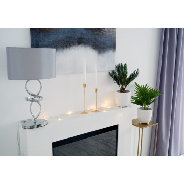 Portal Bio-fireplace Asne – White Matte