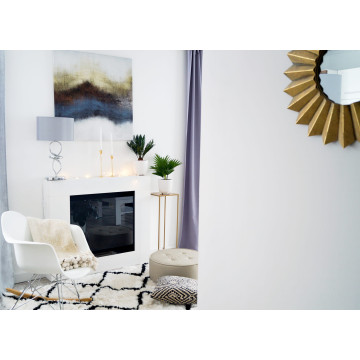 Portal Bio-fireplace Asne – White Matte
