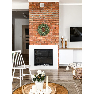 Portal Bio-fireplace Asne – White Matte