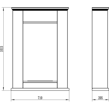 Pula Mini Portal Bio-fireplace