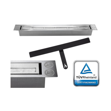 Hangende Biohaard 900x400 Box Zwart mat met Glas