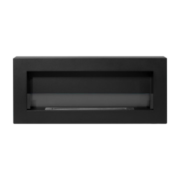 Hangende Biohaard 900x400 Box Zwart mat met Glas