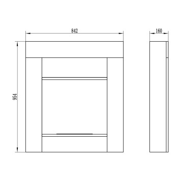 Concrete Loft Bio-Kamin