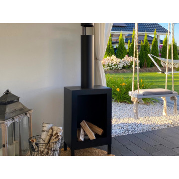 Freestanding Biofireplace Kozen Black Matt