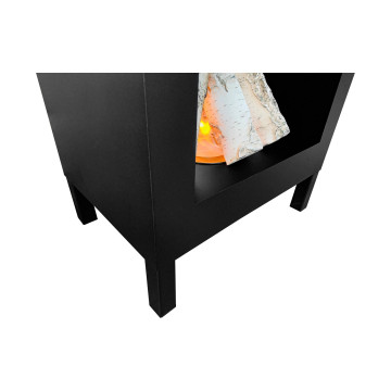Freestanding Biofireplace Kozen Black Matt