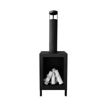 Freestanding Biofireplace Kozen Black Matt