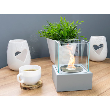 Freestanding Biofireplace Smart Grey Matte