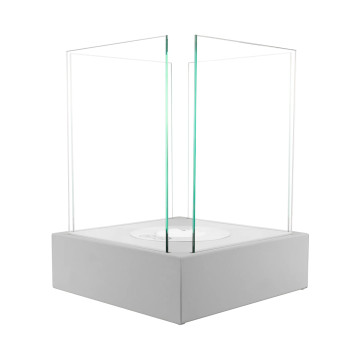 Freestanding Biofireplace Sunset Garden Mini Grey Matte