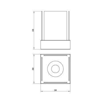 Freistehender Bio-Kamin Sunset Garden Mini Grau Matt