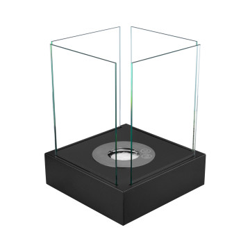 Freestanding Bioethanol Fireplace Sunset Garden Mini – Black Matt