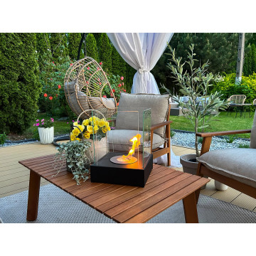 Bio-kominek wolnostojący Sunset Garden Mini czarny mat