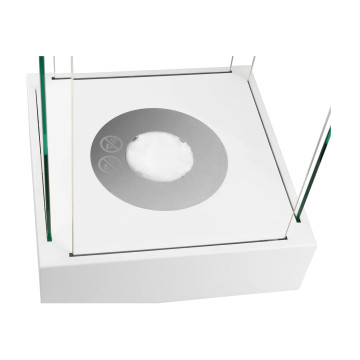 Free-standing Bio-fireplace Sunset Garden Mini white matte