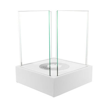 Free-standing Bio-fireplace Sunset Garden Mini white matte
