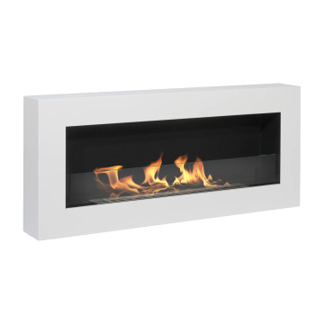 Hangende Biohaard met Glas 900x400 Box – Wit Structuur Mat