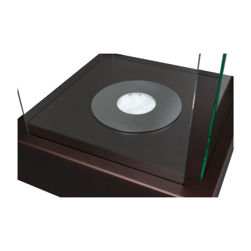 Freestanding Biofireplace Sunset Garden – Matte Brown