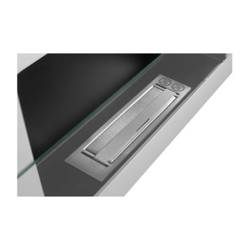 Hangende biohaard met glas 650x400 – wit hoogglans