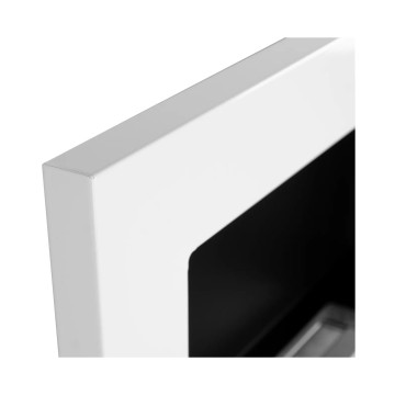 Hangende biohaard met glas 650x400 – wit hoogglans