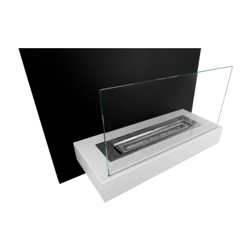 Wandgemonteerde biohaard BOARD zwart-wit