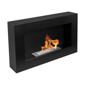 Bio-kominek wiszący 650x400 Box czarny strukturalny mat