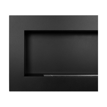 Wandhaard bio-ethanol 900x400 Box – zwarte structuur mat