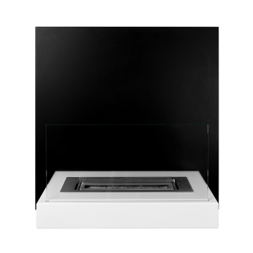 Wandgemonteerde biohaard BOARD zwart-wit