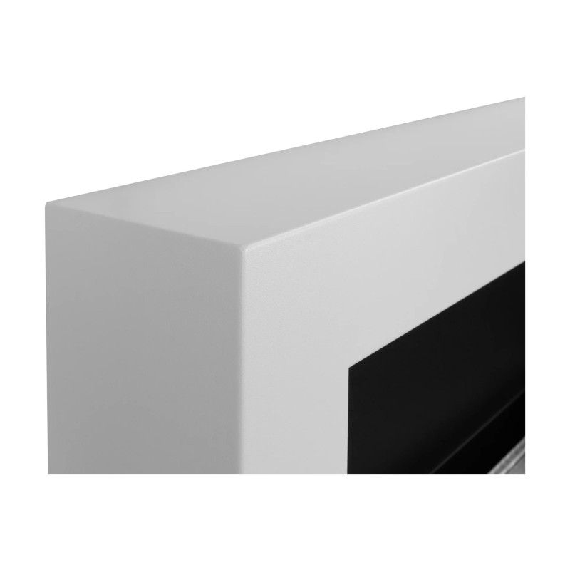 Bio-kominek wiszący 900x400 Box – biały strukturalny mat
