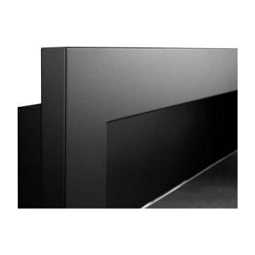 Wandgemonteerde Biohaard 900x400 Zwart Mat