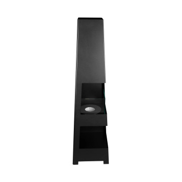 Pyramid Garden freestanding bio fireplace black matte