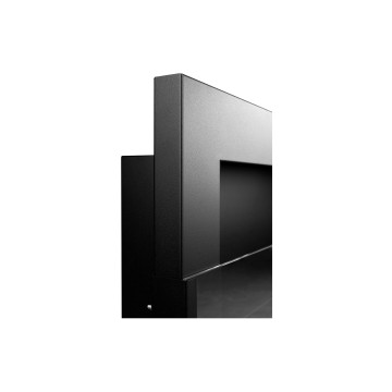 Wand-Biokamin 900x400 Schwarz Matt