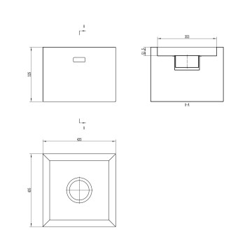 Freistehender Bioethanol-Kamin NOVIUM – Schwarz matt
