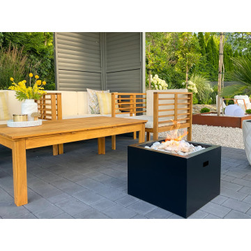 Vrijstaande biokachel NOVIUM – mat zwart